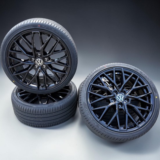 Set DCW19HW 5x112 Hoogglans Zwart - Volkswagen Caddy