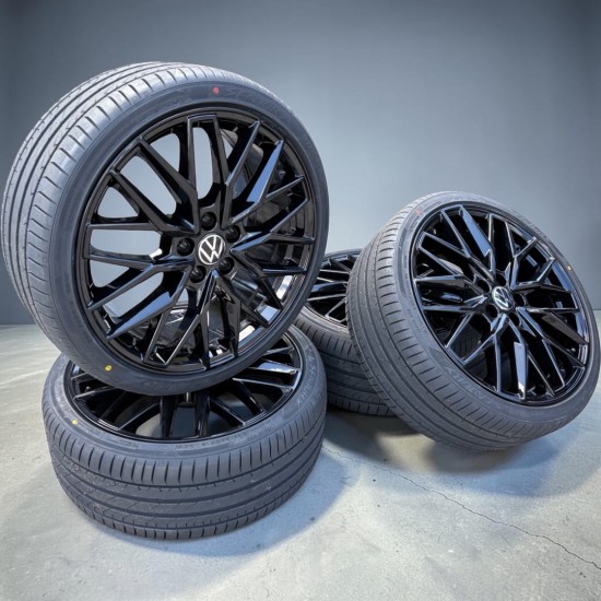Set DCW19HW 5x112 Hoogglans Zwart - Volkswagen Caddy