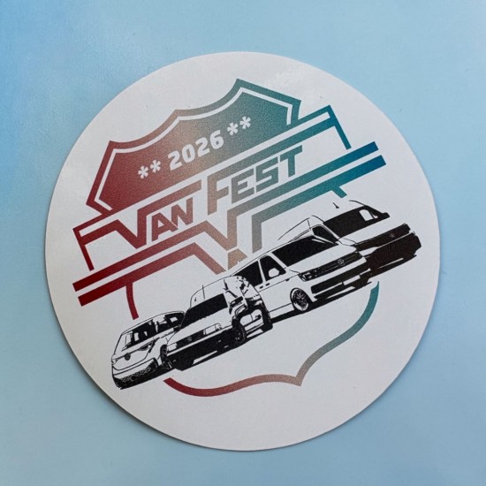 VW VanFest 2026 - Entree sticker - Volkswagen Caddy