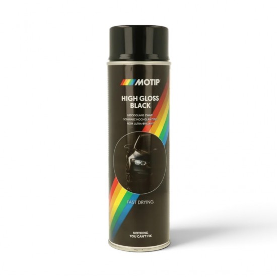 Motip Rallye Lak Hoogglans Zwart - 500ml - Volkswagen Caddy