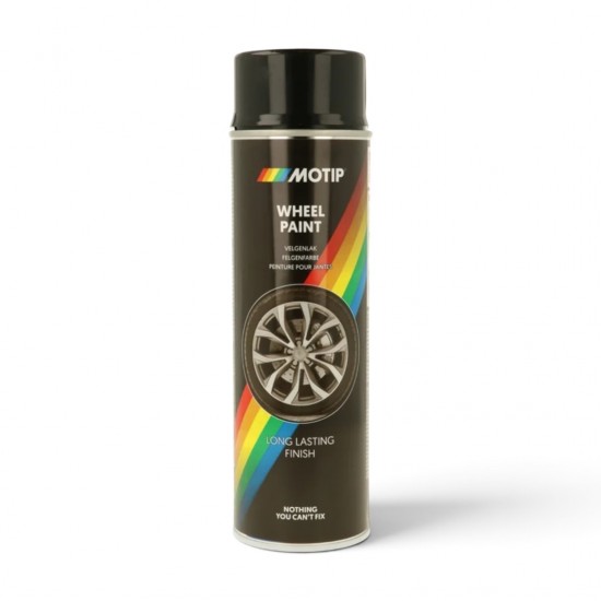 Motip Velgenlak Glans Zwart - 500ml - Volkswagen Caddy