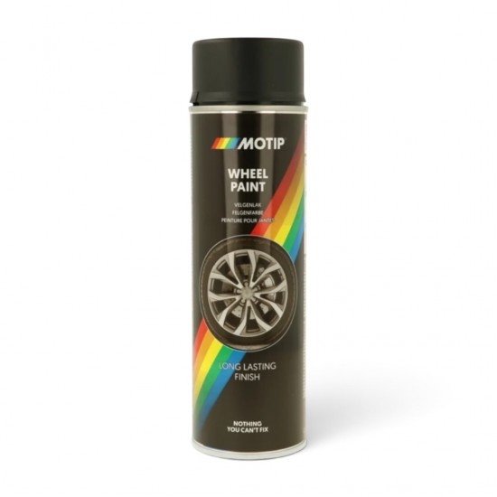 Motip Velgenlak Mat Zwart - 500ml - Volkswagen Caddy