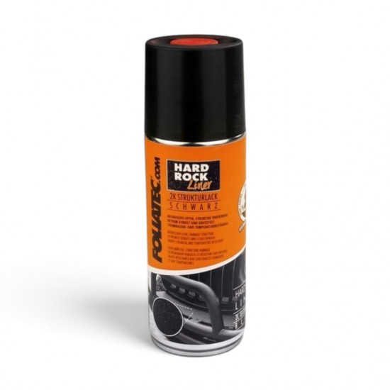 Foliatec Hard Rock 2K Matzwart spray - 400ml