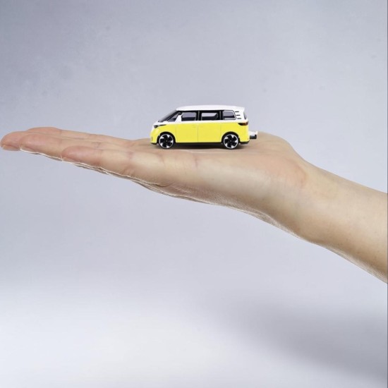 Majorette Premium Cars Volkswagen ID Buzz 1:64 Geel / Wit