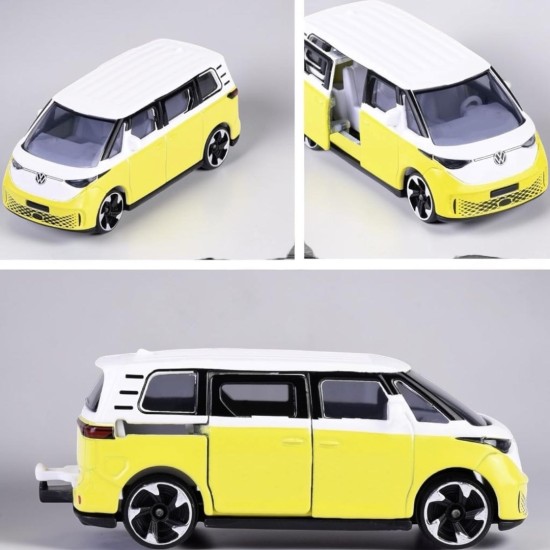 Majorette Premium Cars Volkswagen ID Buzz 1:64 Geel / Wit