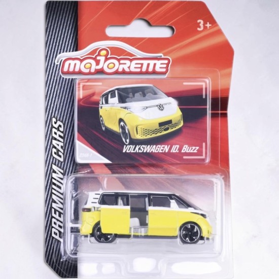 Majorette Premium Cars Volkswagen ID Buzz 1:64 Geel / Wit