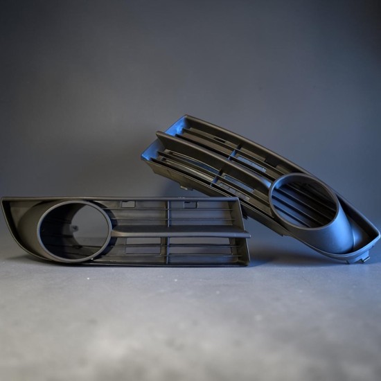 Set Mistlamp Grille Voorbumper Primer - Volkswagen Caddy MK3