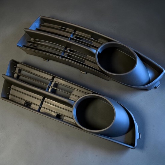 Set Mistlamp Grille Voorbumper Primer - Volkswagen Caddy MK3