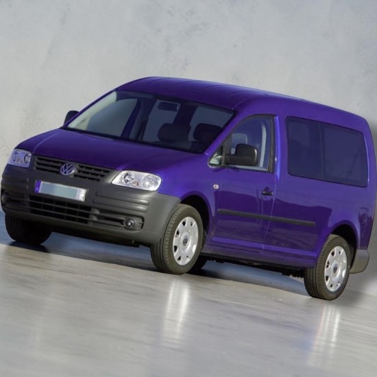 Set Mistlamp Grille Voorbumper Kunststof - Volkswagen Caddy MK3