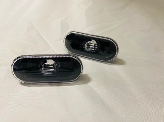 Set zijknipperlichten zwart helder   volkswagen caddy mk3 gp 0